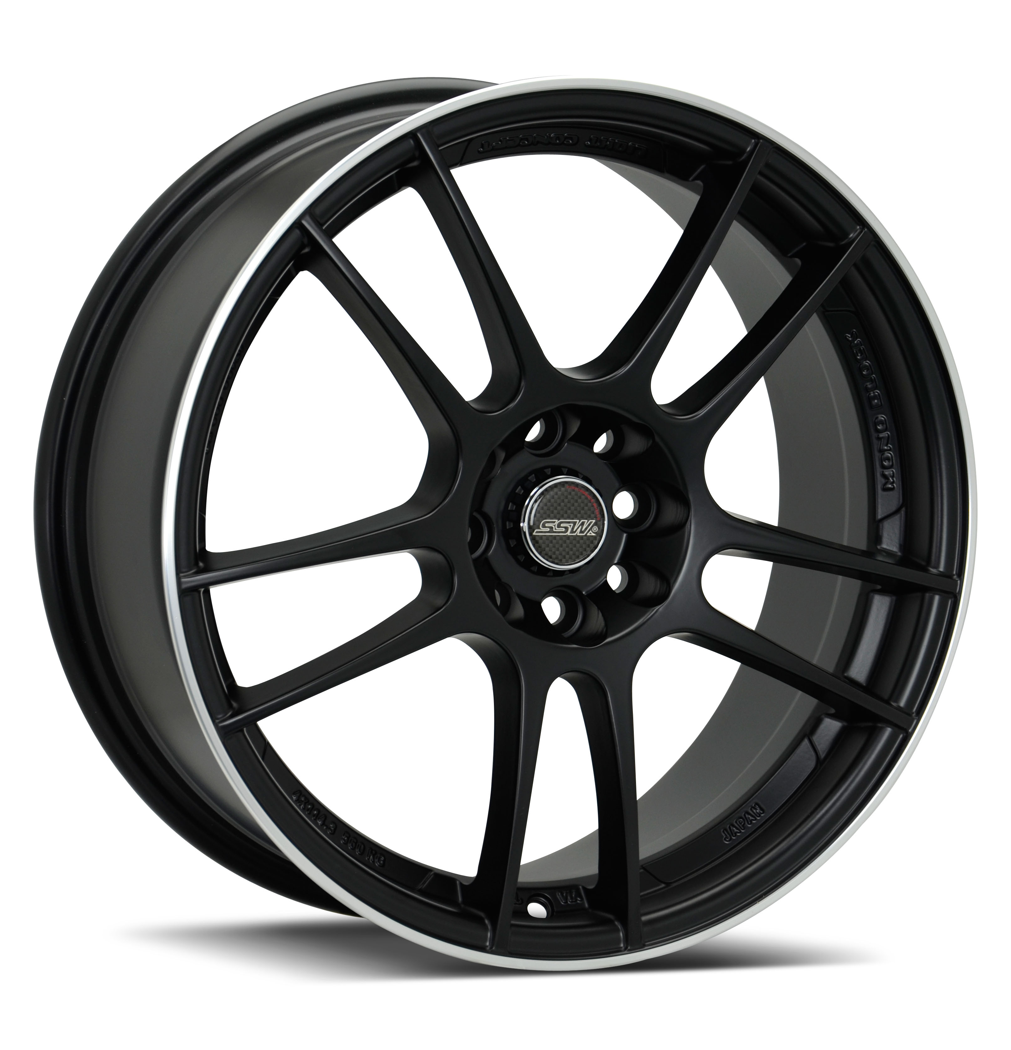 SSW S093 17X7.0 ET:40 8X100/108 73.1 BKM/LP (Made In Thailand)